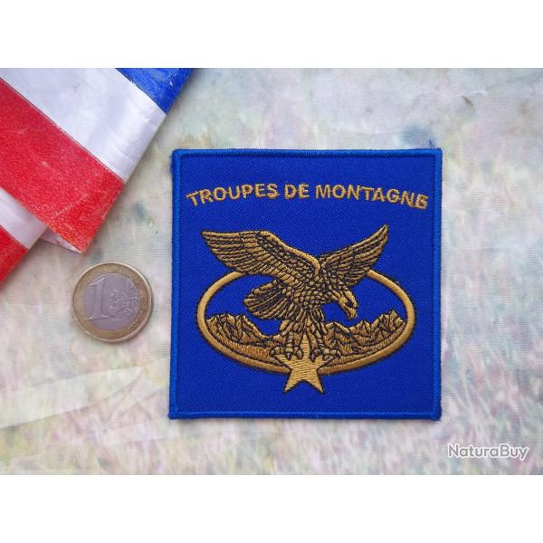 cusson militaire troupes de montagne patch insigne tissu
