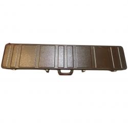 mallette aluminium gainée similicuir pour arme montée intérieur mousse dimension 109cm x 22.5cm