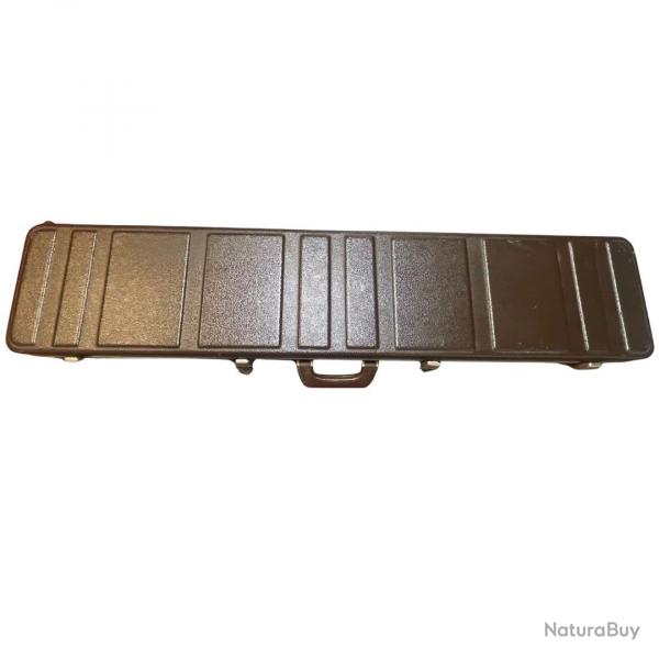 mallette aluminium gaine similicuir pour arme monte intrieur mousse dimension 109cm x 22.5cm