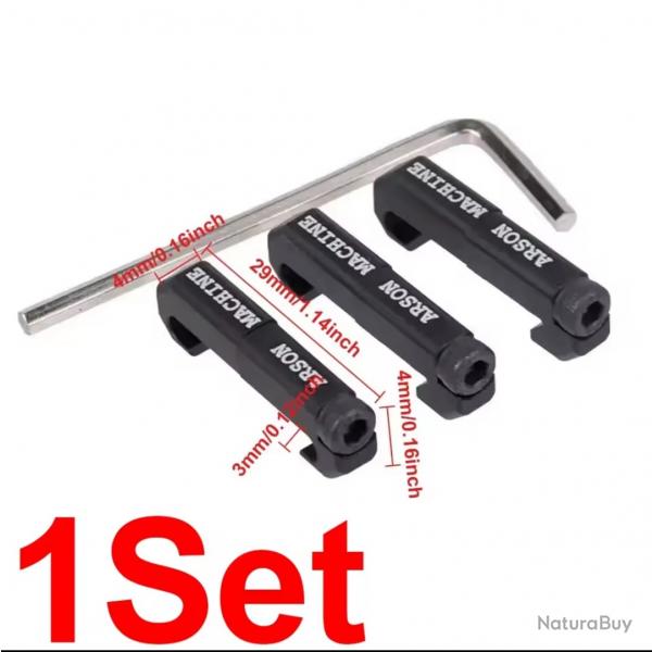 Organisateur cble picatinny switch (lot de 3)