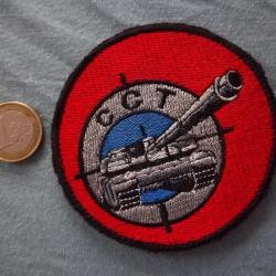 écusson militaire char Français GCT AU-F1 blindé obusier automoteur chenillé insigne tissu