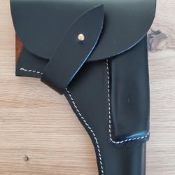 HOLSTER EN CUIR NOIR TYPE RADOM