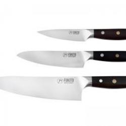 Coffret 3 couteaux Fukito EBENE X50