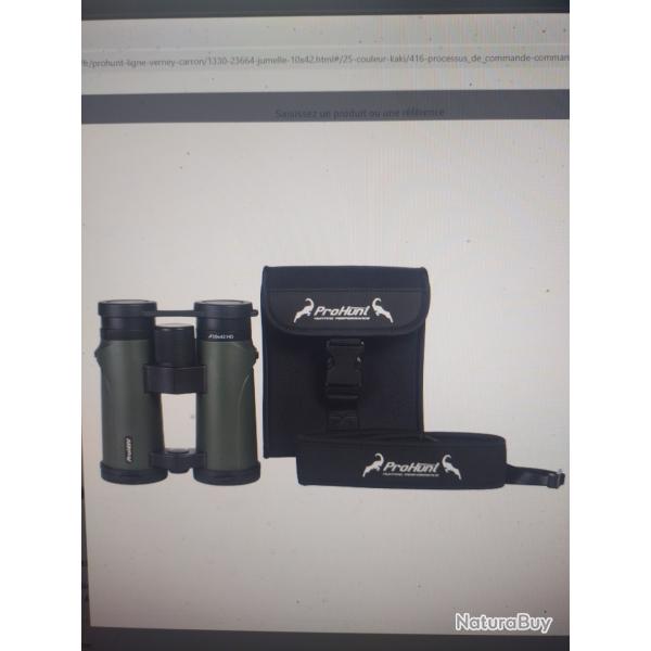 Jumelles 10x42 Pro hunt ligne Verney Carron