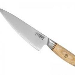 Couteau chef Fukito PAKKA SAN MAI lame 21cm acier 10Cr15CoMoV