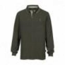 Polo De Chasse Manches Longues Brodé 4XL - PERCUSSION