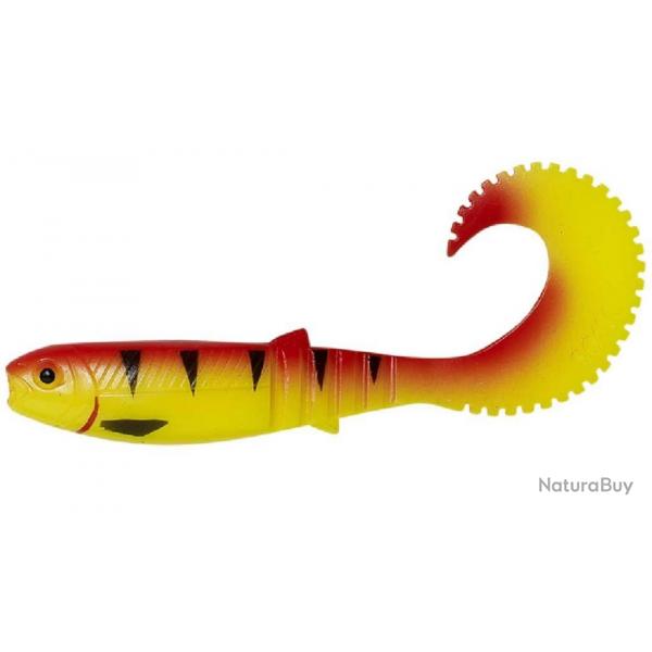 Leurre souple Savage Gear Cannibal curltail 10cm golden ambulance