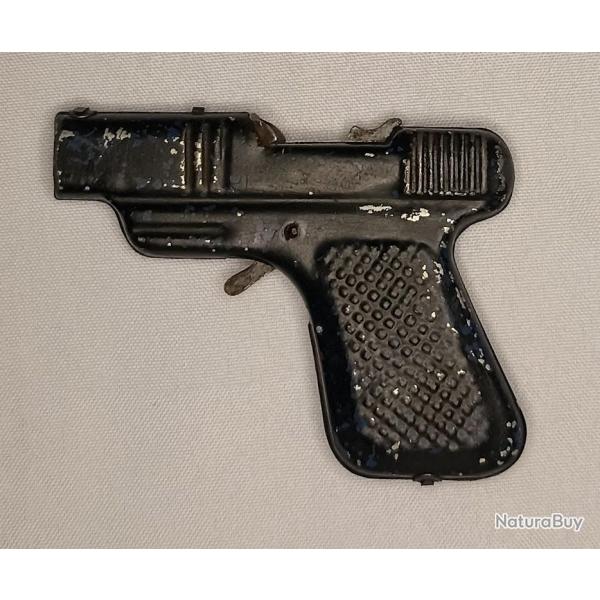 Pistolet jouet ancien en tle vintage 50/60 n11