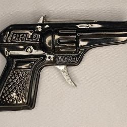 Pistolet jouet à amorce en tôle WORLD Japan vintage 70/80 n°13