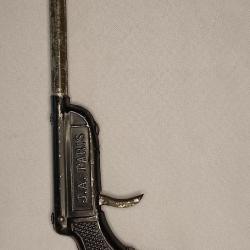 Pistolet jouet à fléchette J.A. Paris en tôle vintage 50/60 n°14