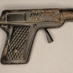 Pistolet jouet à bouchon FARWEST en tôle vintage 50/60 n°15
