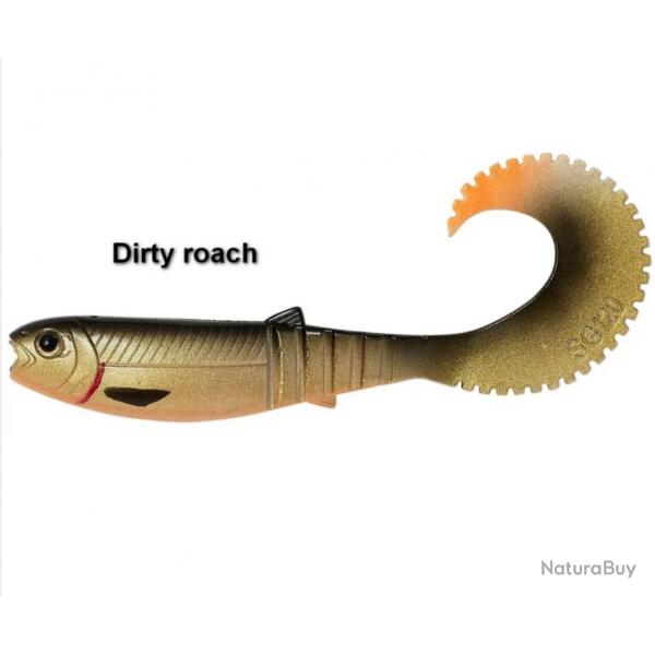 Leurre souple Savage Gear Cannibal curltail 12cm Dirty roach