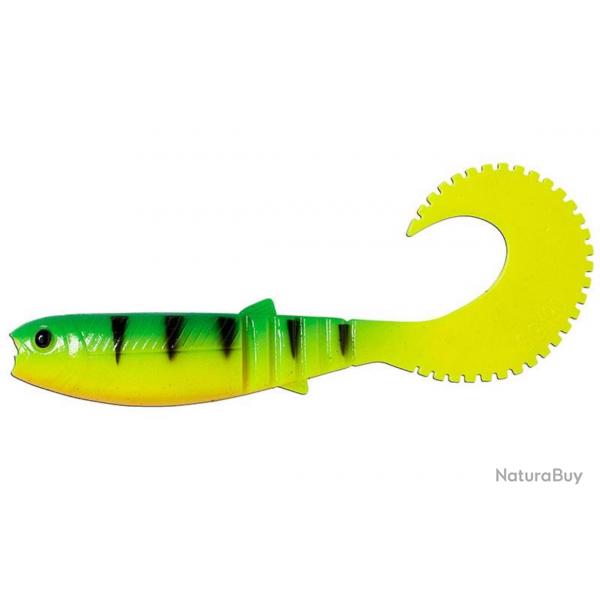 Leurre souple Savage Gear Cannibal curltail 12cm Firetiger