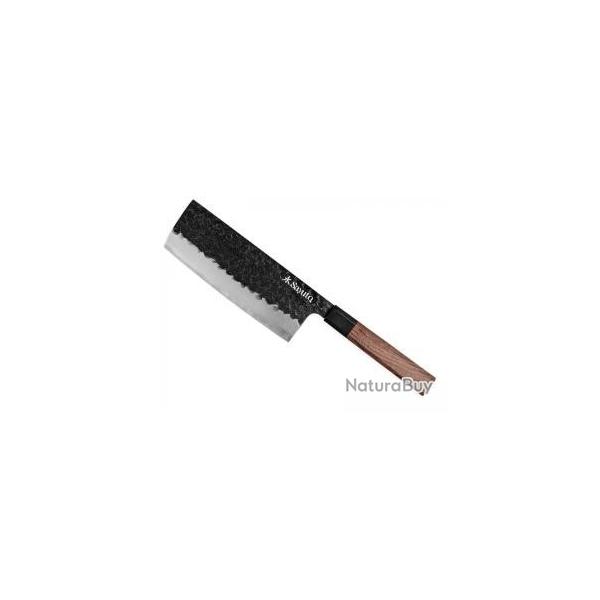 Couteau Nakiri Sayuto SEQUOIA SAN MAI lame 17 cm acier 10Cr15CoMoV