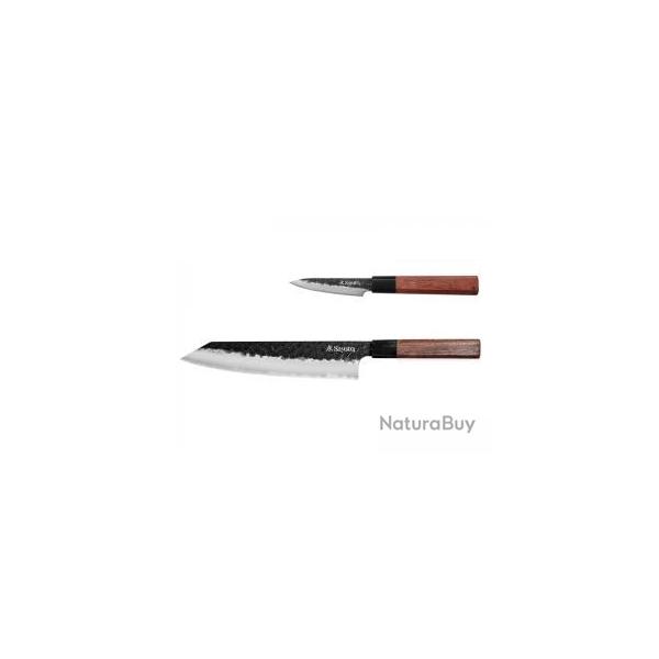 Coffret 2 couteaux SEQUOIA SAN MAI chef 21 cm - rf. PM8S.CS + office 9 cm - rf. PM8S.SG