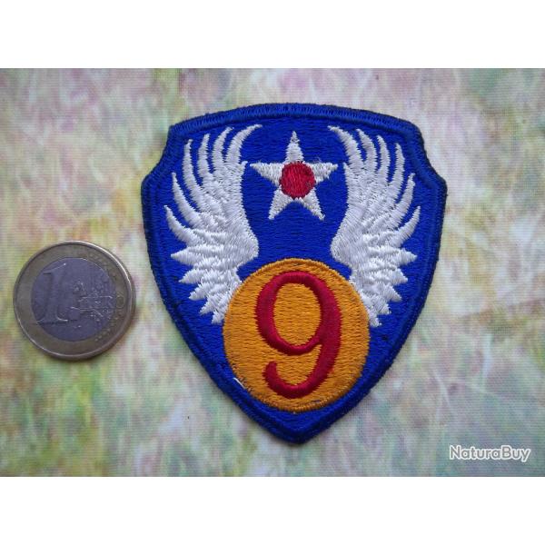 cusson patch US 9th Air Force USAAF brod WWII - insigne REPRO !