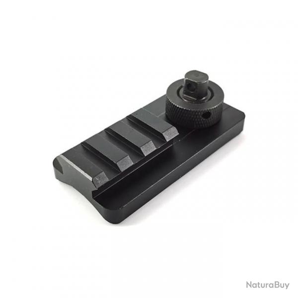 Adaptateur Picatinny avec attache grenadire - Pour bipied etc