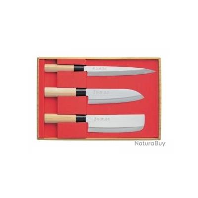 Coffret 4 Couteaux à steak Damas Japonais - Chroma France, couteaux a viande - o
