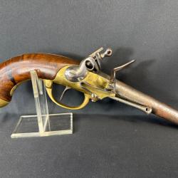 PISTOLET D'ARÇON MODÈLE 1777 À SILEX du 2ème type