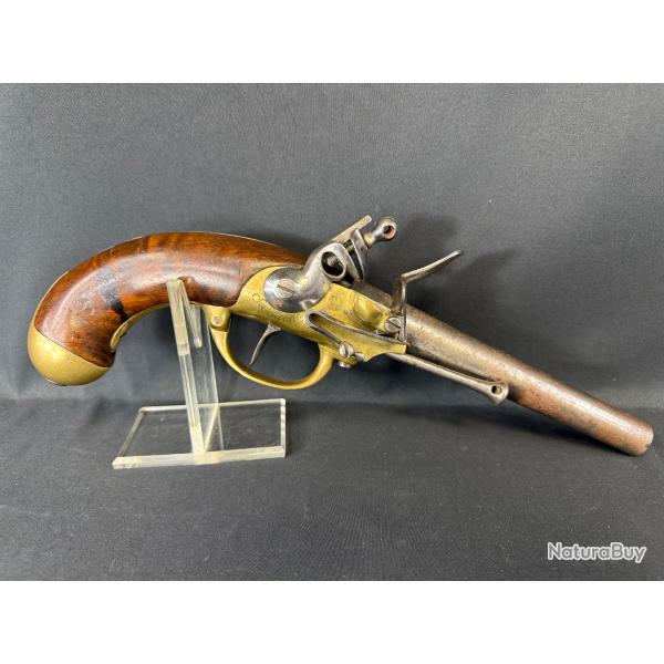 PISTOLET D'ARON MODLE 1777  SILEX du 2me type