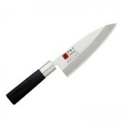 Couteau Sekiryu DEBA lame 15cm acier inox 420J2 manche en ABS noir