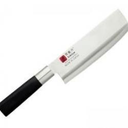 Couteau Sekiryu NAKIRI lame 16,5cm acier inox 420J2 manche en ABS noir