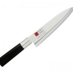 Couteau Sekiryu GYUTO lame 18cm acier inox 420J2 manche en ABS noir