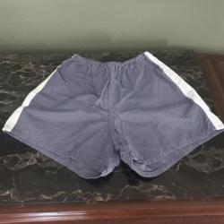 vêtement réglementaire ( réformé ) de la marine nationale short toile grise 1970 taille élastique