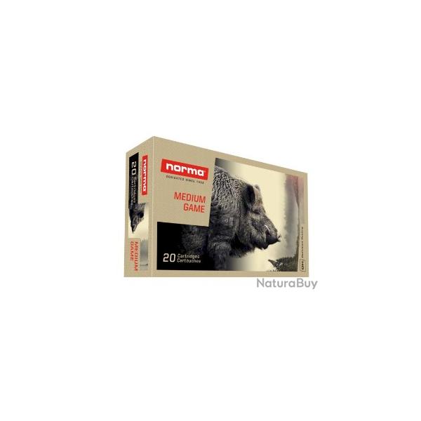 Munitions NORMA cal.8x57 js vulkan 12.7g 196gr par 20