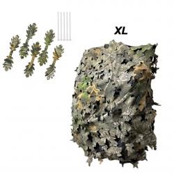 Housse de Sac à Dos 3D Camouflage Feuille - Chasse, Airsoft, Paintball, Outdoor Camouflage Taille XL
