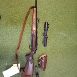 Browning bar zénith wood+ point rouge reflex Browning + swarowski z6+montage pivot