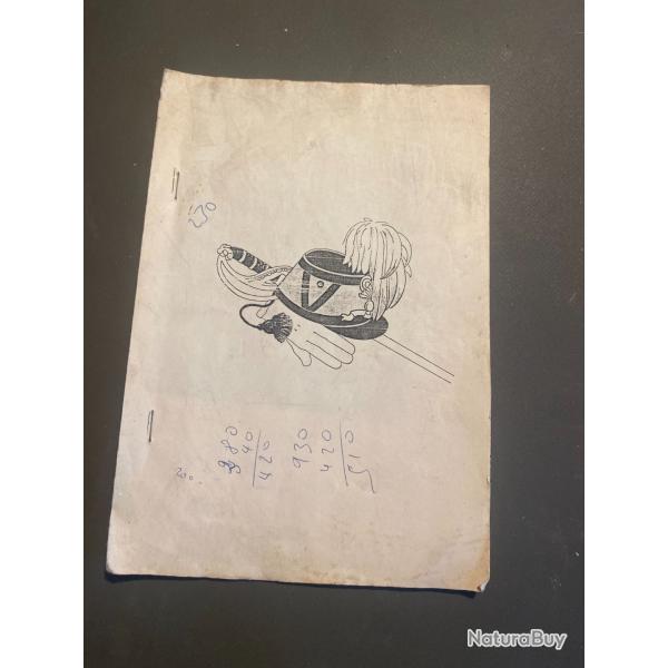 une brochure sur Saint-Cyr part l'Elve Officier ROLLIN promotion du sud Ouest Oranais 1902-1904