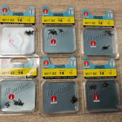 promo peche 6 paquets lot d'hamecons VMC 9617 BZ 18