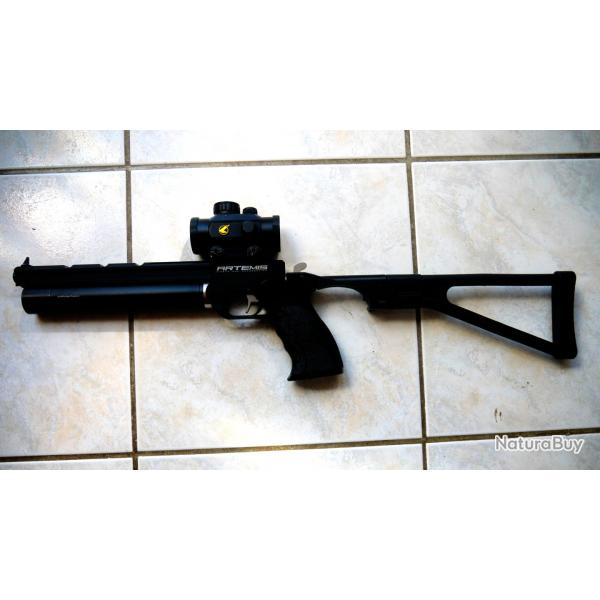 Pistolet PCP Artemis 700S-A calibre 5,5 mm