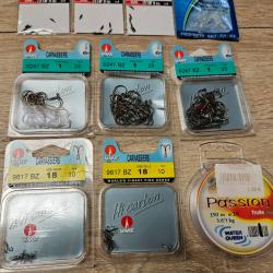 lot d'article de peche neuf aux encheres promotion armurerie