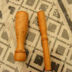 lot 1 bourroir + 1 lissoir chasse c14