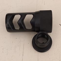 Frein de bouche AREA 419 HELLFIRE 2P Noir self timing Cal .30 avec adaptateur 5/8x24