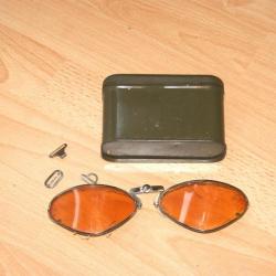 boite fer + lunettes motocyclette 1939 - VENDU PAR JEPERCUTE (D25D101)