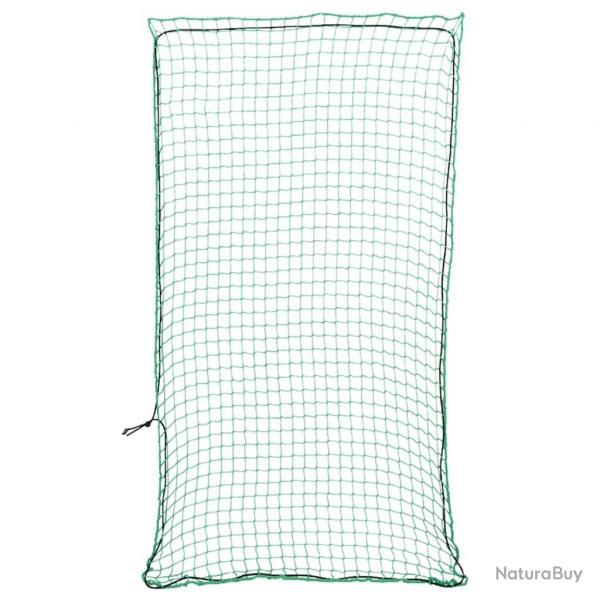 Filet pour remorque avec corde lastique vert 7x3,5 m PP
