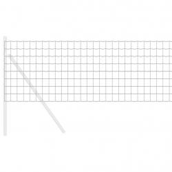 Clôture Euro Gris 0,6x25 m Acier