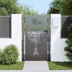 Porte de Jardin Autre Noir 105 x 175 cm Acier peint par poudre