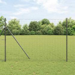 Clôture Euro Grise 1,6x10 m Acier