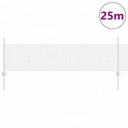 Set de Clôtures de Jardin Set de 2 Acier galvanisé 25 x 0,5 m