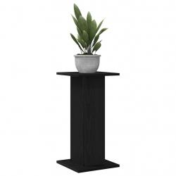 Supports de haut-parleur - 2 pcs, chêne noir, 30 x 30 x 60 cm, en bois d'ingénierie.
