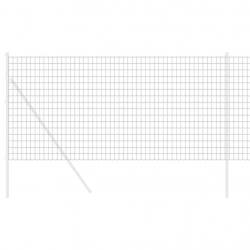 Clôture Euro Grise 1.2x10 m Acier
