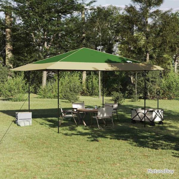 Tente  abri Vert 400 x 400 x 227 / 236 / 245 cm Tissu Oxford