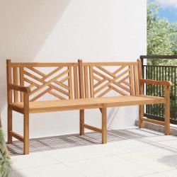 Banc de jardin Marron 228 x 60 x 90 cm Bois de teck solide