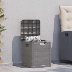 Boîte de rangement de jardin 90 L Marron