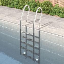 Échelle de piscine 54x38x211 cm acier inoxydable 304