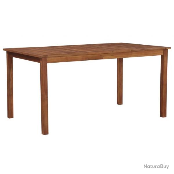 Table de jardin 150x90x74 cm Bois d'acacia massif